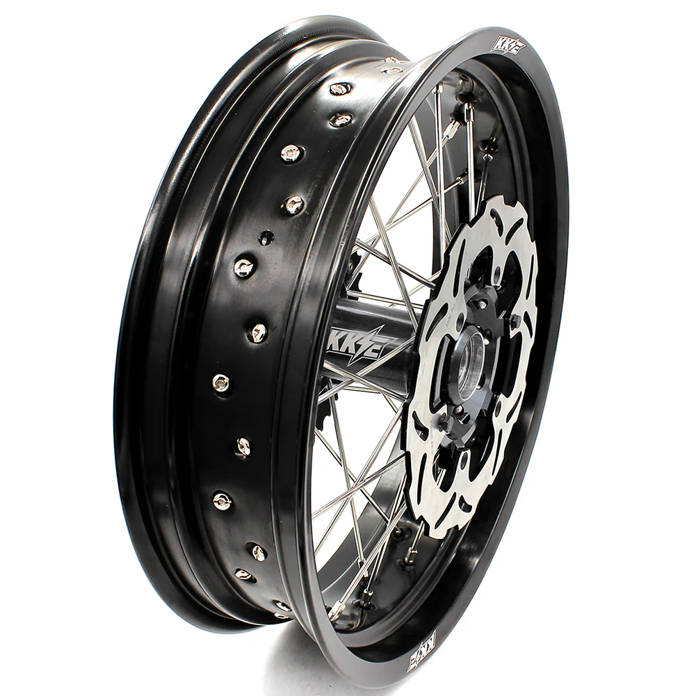 KKE 3.5/4.25*17inch Supermoto Wheels Rims For SUZUKI DRZ400SM With Disc - Image 6