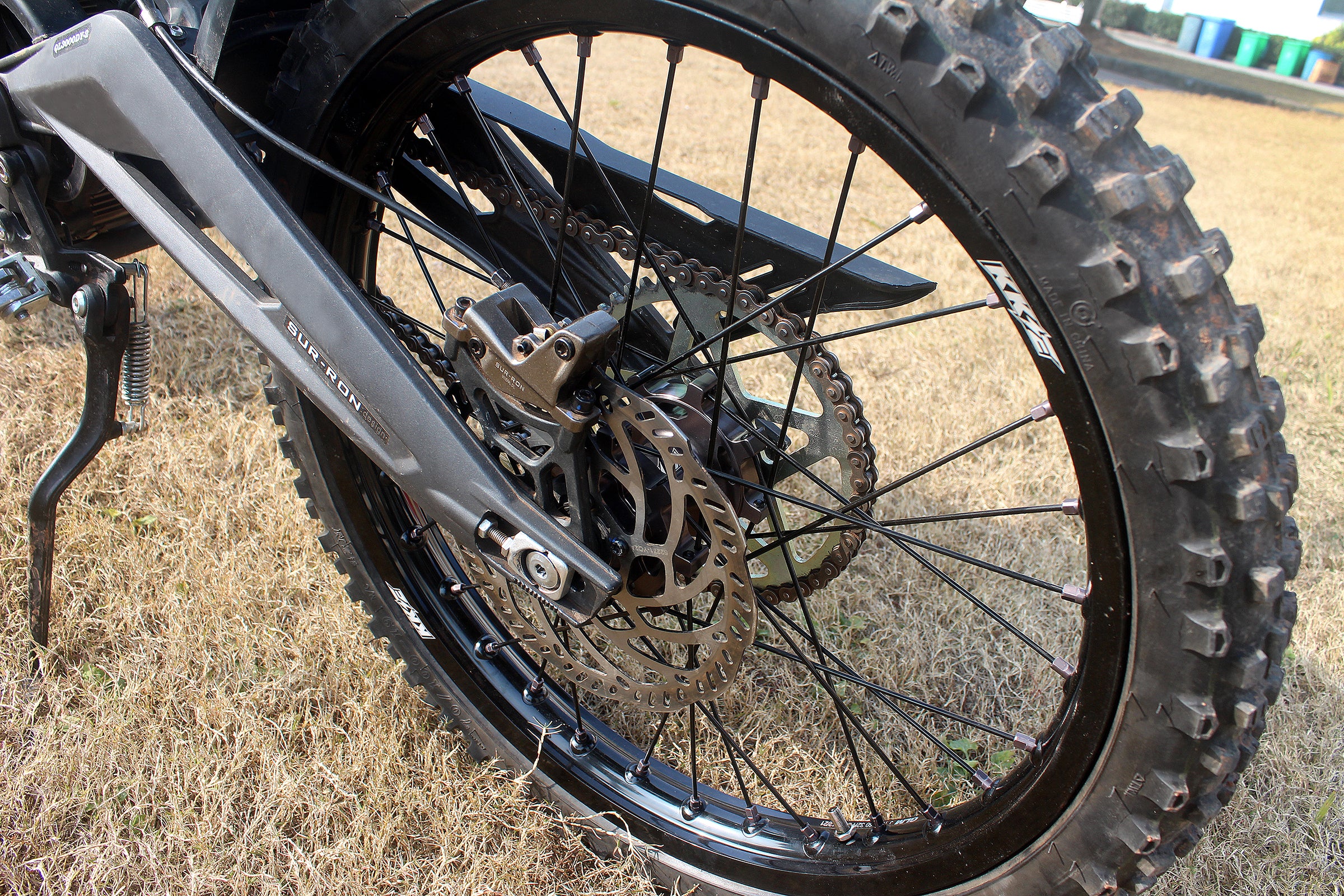 US Stock KKE 1.4*19" & 1.6*19" CNC Electric Spoke Wheels Rims For SurRon Light Bee-X 2019-2023 Titanium - Image 4