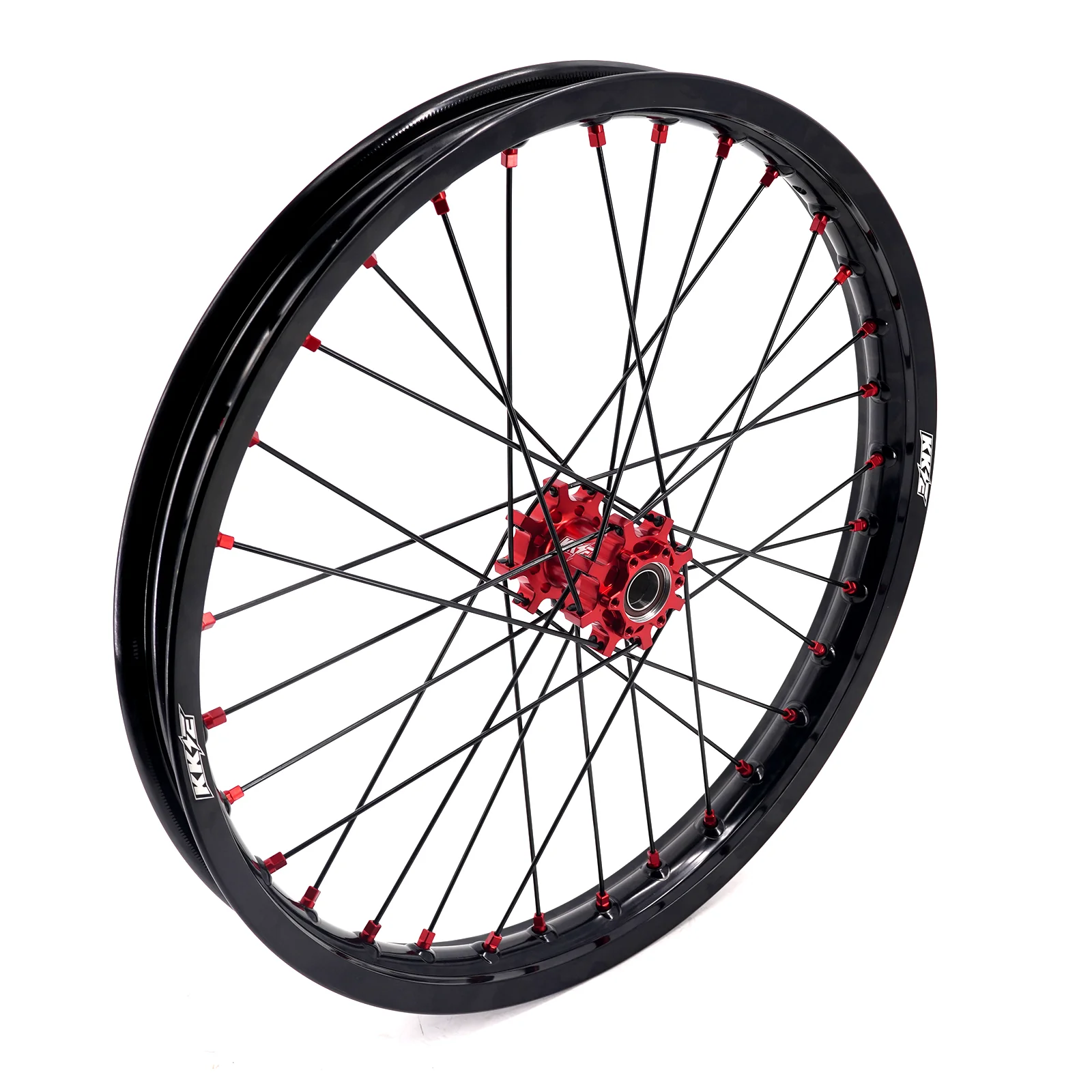 KKE Factory Stock KKE 1.6*19" & 1.85*16" Electric Dirtbike Wheels Rim For Sur Ron Light Bee-X 2019-2025 Red Nipples - Image 6