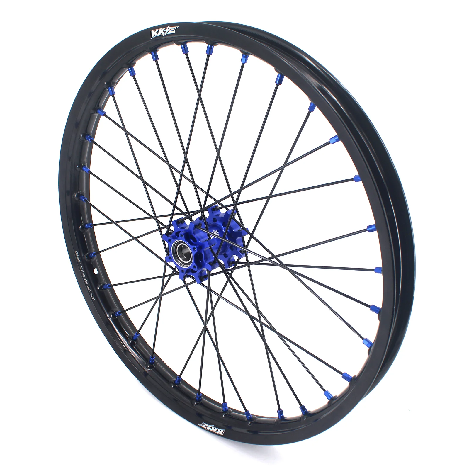 KKE Factory Stock KKE 1.6*19" & 1.85*16" Electric Dirtbike Wheels Rim For Sur Ron Light Bee-X 2019-2025 Blue Nipples - Image 6