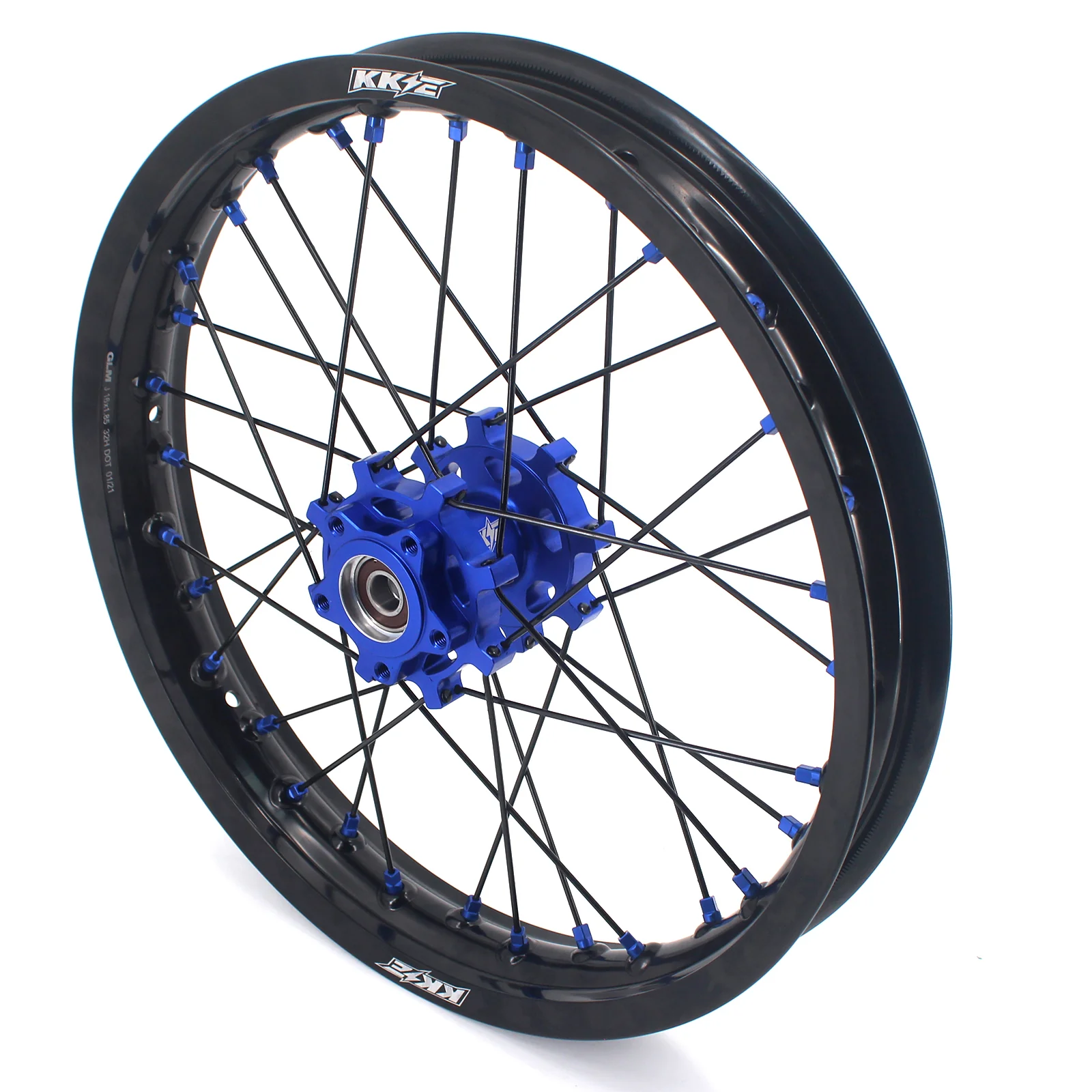 KKE Factory Stock KKE 1.6*19" & 1.85*16" Electric Dirtbike Wheels Rim For Sur Ron Light Bee-X 2019-2025 Blue Nipples - Image 7