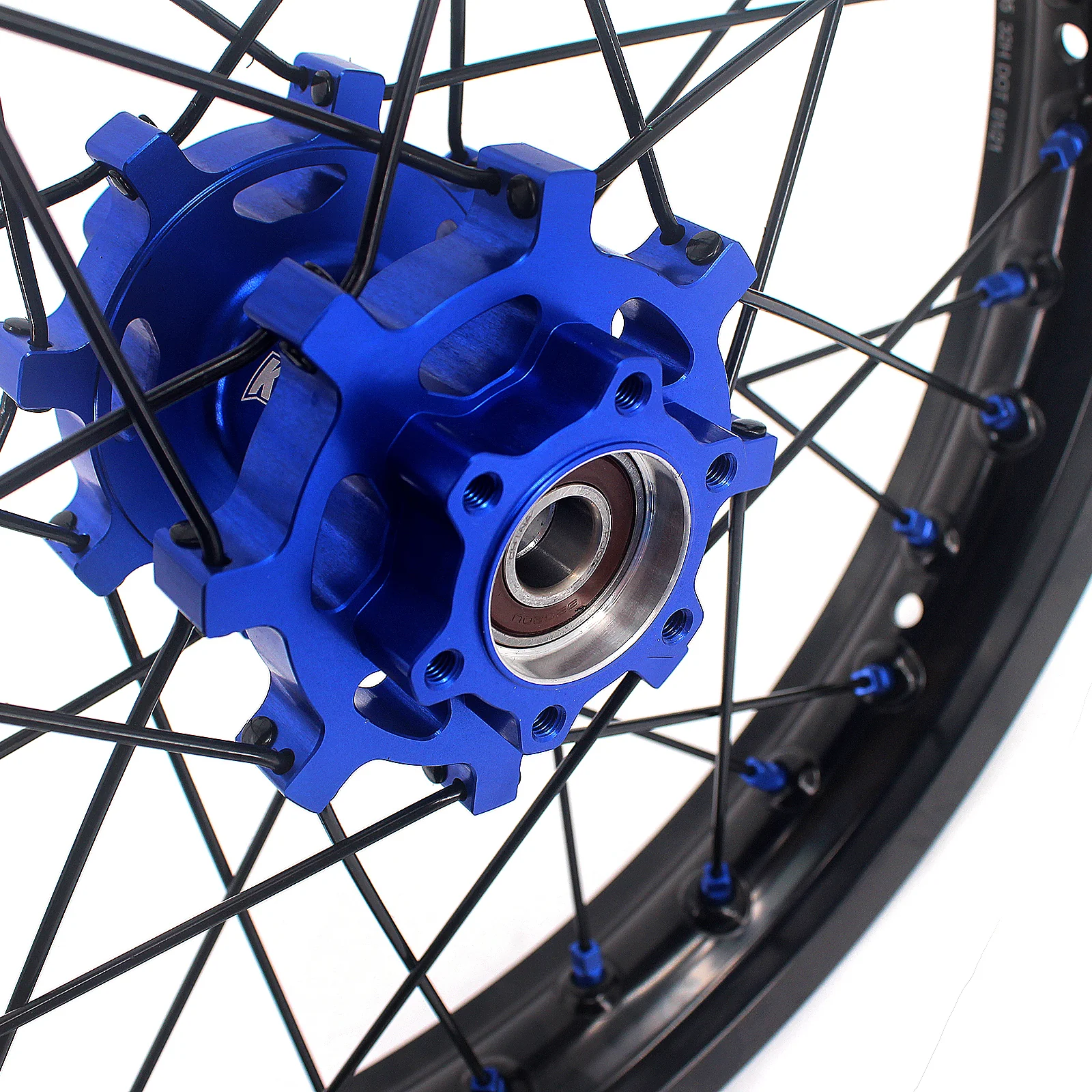 KKE Factory Stock KKE 1.6*19" & 1.85*16" Electric Dirtbike Wheels Rim For Sur Ron Light Bee-X 2019-2025 Blue Nipples - Image 9