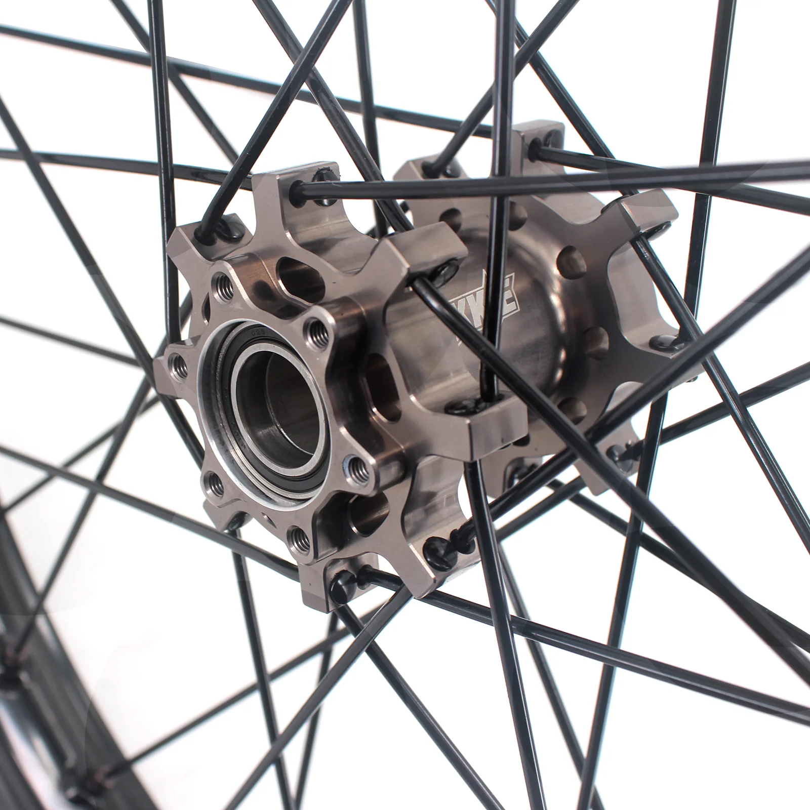 KKE Factory Stock 1.6*21" & 1.85*18" Electric Dirtbike Wheels Rim For SurRon Light Bee-X 2019-2024 Titanium - Image 5