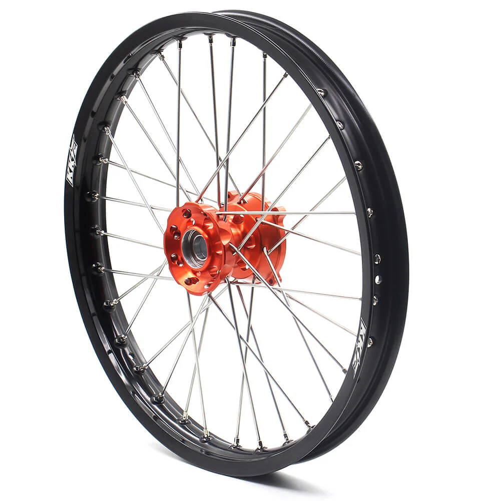 KKE 17"*1.4/14"*1.6 Kid's Small Wheels Rims Fit KTM SX 85 2003-2020 Orange Hub - Image 4