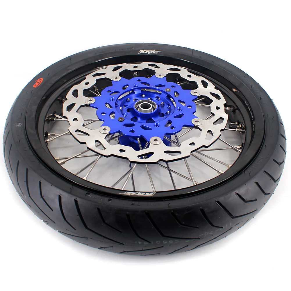 KKE 17 Inch Supermoto Rims Tires For YAMAHA WR250F 2001-2019 WR450F 2003-2018 - Image 10