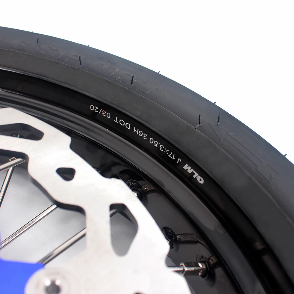 KKE 17 Inch Supermoto Rims Tires For YAMAHA WR250F 2001-2019 WR450F 2003-2018 - Image 13