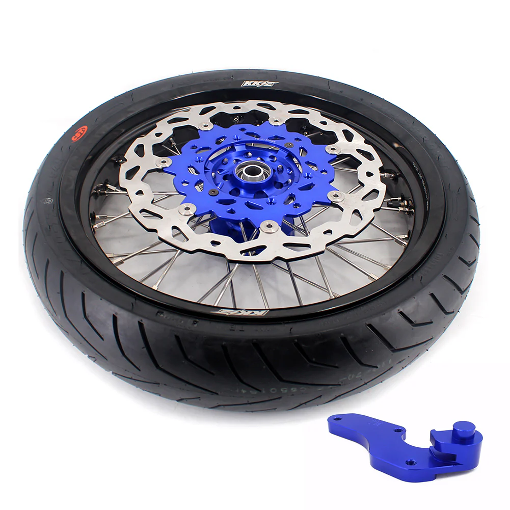 KKE 17 Inch Supermoto Rims Tires For YAMAHA WR250F 2001-2019 WR450F 2003-2018 - Image 9