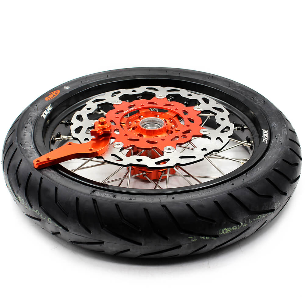 KKE 3.5/4.25*17Inch Supermoto Tires Wheels Fit KTM SX SX-F XC XC-F EXC EXC-W EXC-F 125-530CC 2003-2025 - Image 4