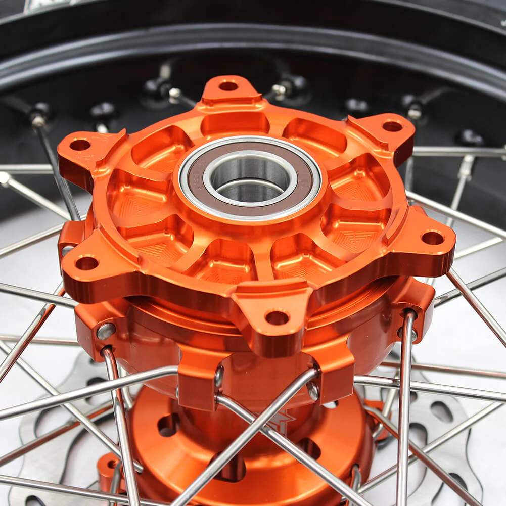 KKE 3.5*17inch & 4.25*17inch CUSH Drive Supermoto Rims Tires For KTM SX SX-F XC XC-F EXC EXC-F XCW 2003-2024 - Image 13