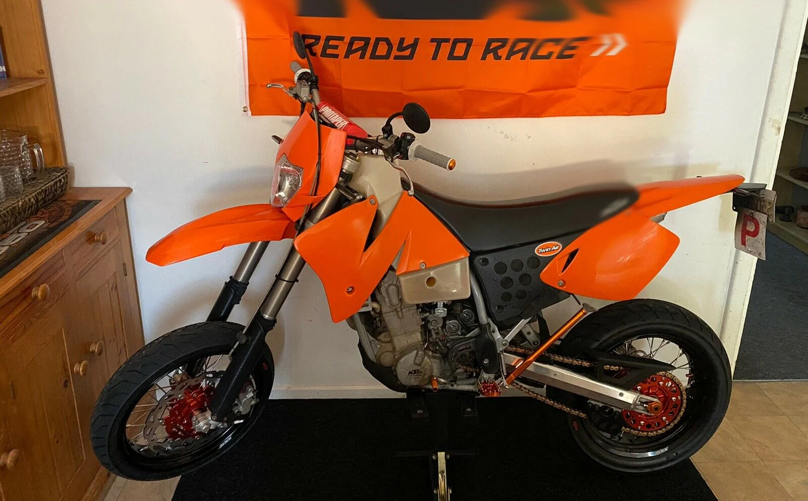 KKE 3.5*17inch & 4.25*17inch CUSH Drive Supermoto Rims Tires For KTM SX SX-F XC XC-F EXC EXC-F XCW 2003-2024 - Image 3