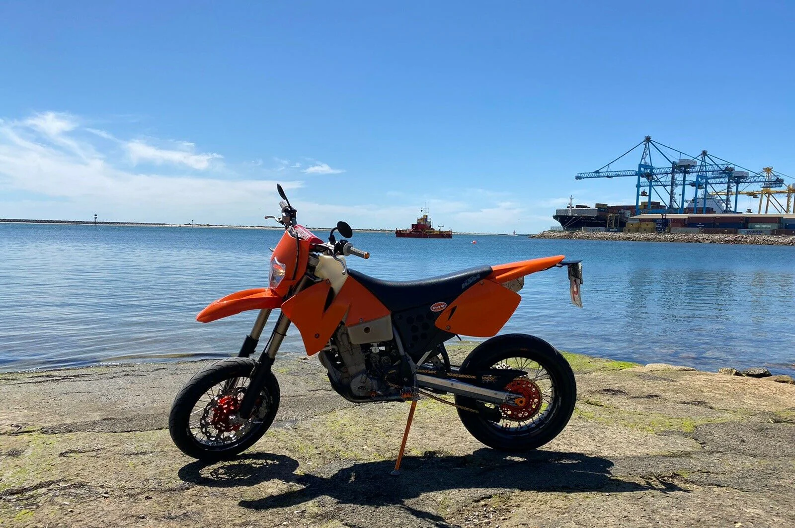 KKE 3.5*17inch & 4.25*17inch CUSH Drive Supermoto Rims Tires For KTM SX SX-F XC XC-F EXC EXC-F XCW 2003-2024 - Image 4