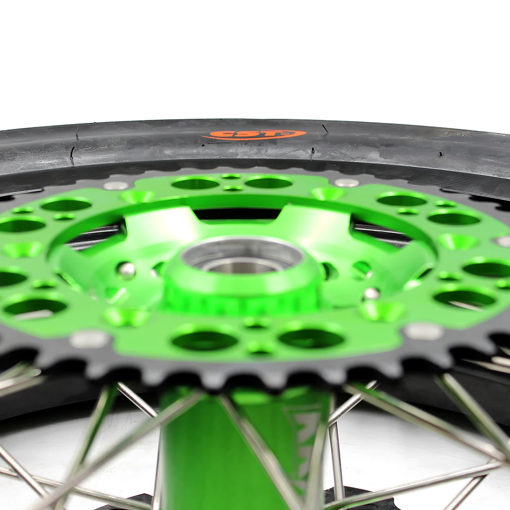 KKE 17inch KX250F 2006-2019 KX450F 2006-2018 For KAWASAKI Supermoto Rims CST Tires - Image 9