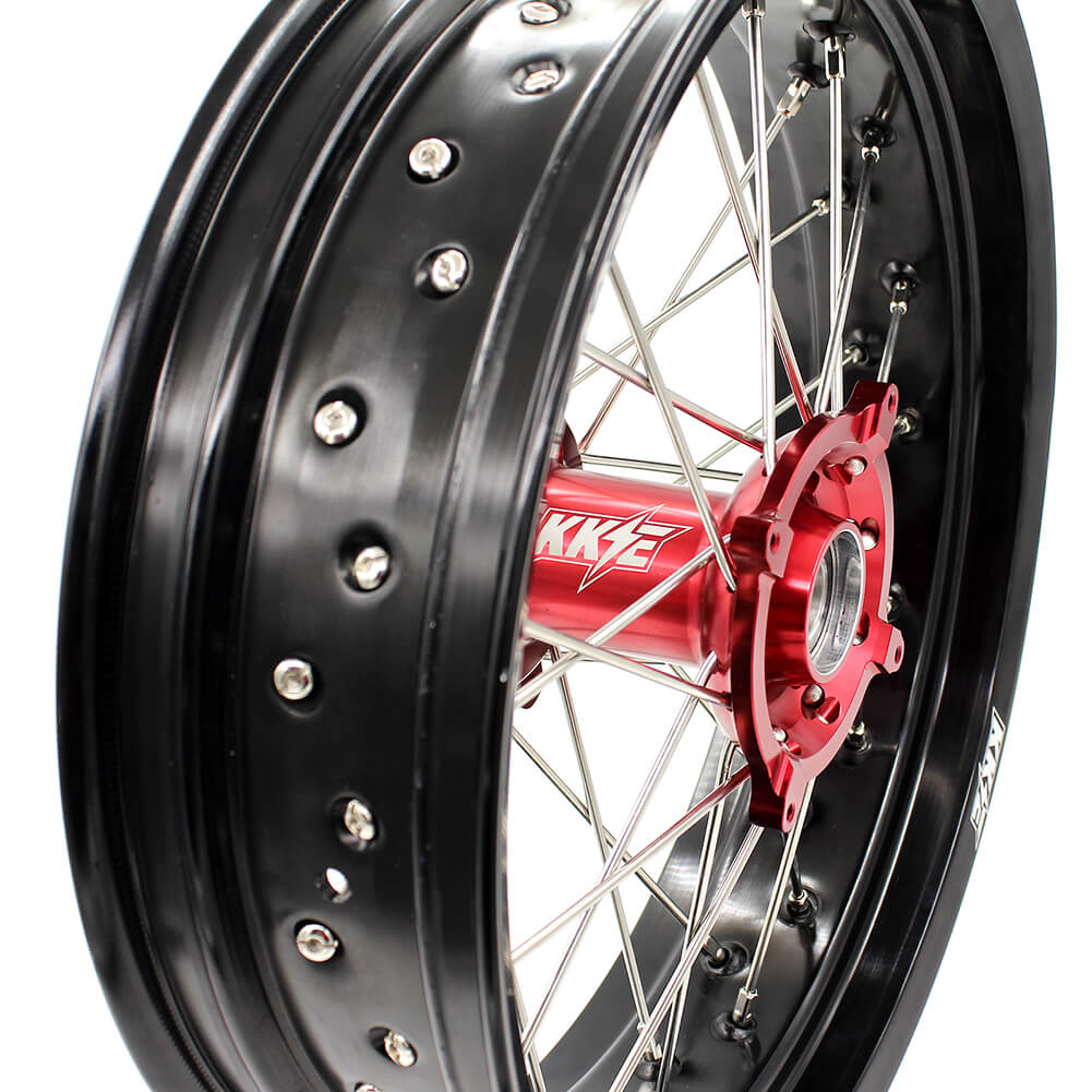 KKE 3.5 & 4.25 Supermoto Rims for HONDA CRF250X 2004-2018 CRF450X 2005-2018 - Image 11