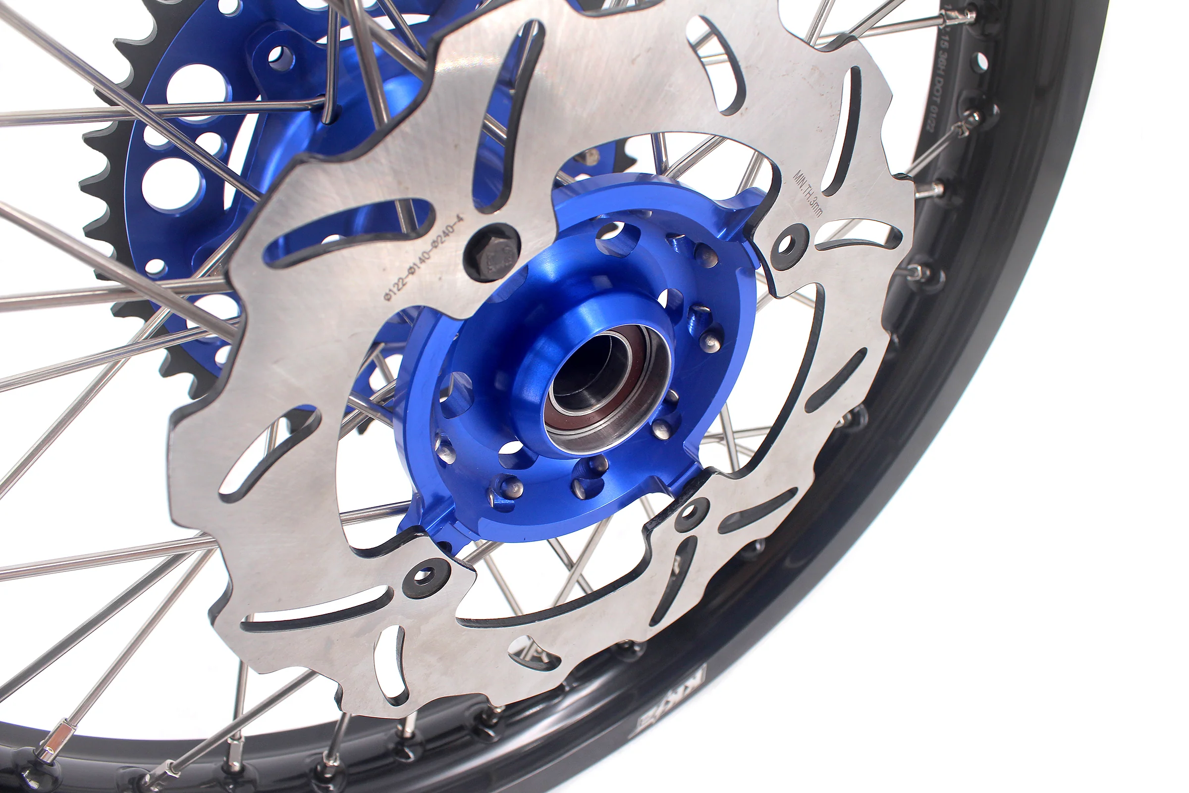 KKE 21" 19" Wheels For KAWASAKI KX125 KX250 1993-2002 Motorcycle Aluminum Rims - Image 4
