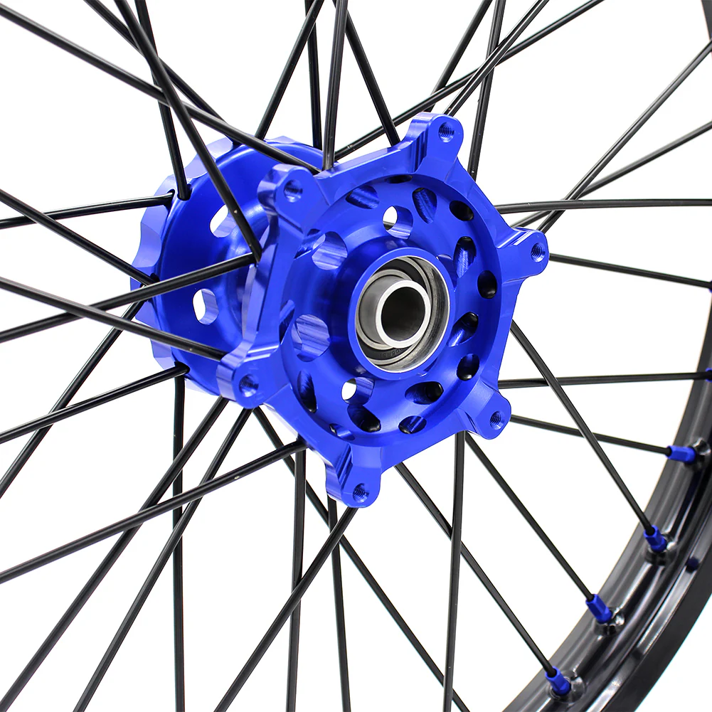 KKE 1.6*21 & 2.15*18 Enduro Spoked Wheels Set For SUZUKI DRZ400SM 2005-2024 - Image 4