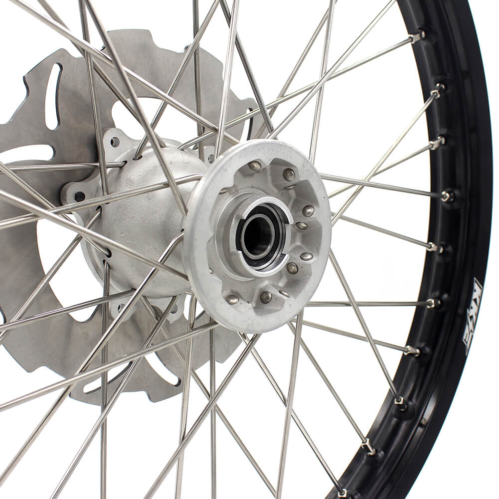 KKE 21" 19" MX Casting Alloy Wheels For HONDA CRF250R CRF450R CR125R CR250R 2002-2013 Silver&Black - Image 22