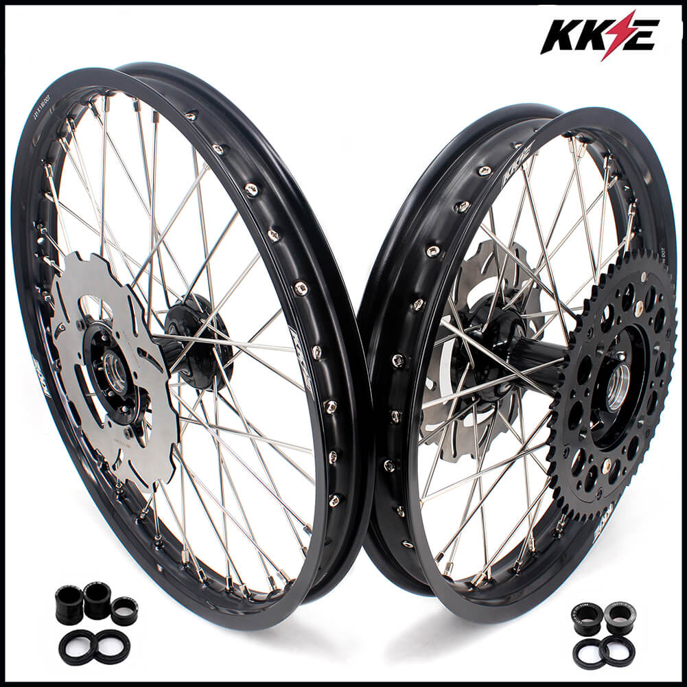 KKE 21" 19" MX Cast Dirt Bike Wheels Set For HONDA CRF250R 04-13 CRF450R 02-12 CR125R/250R 02-13 - Image 13