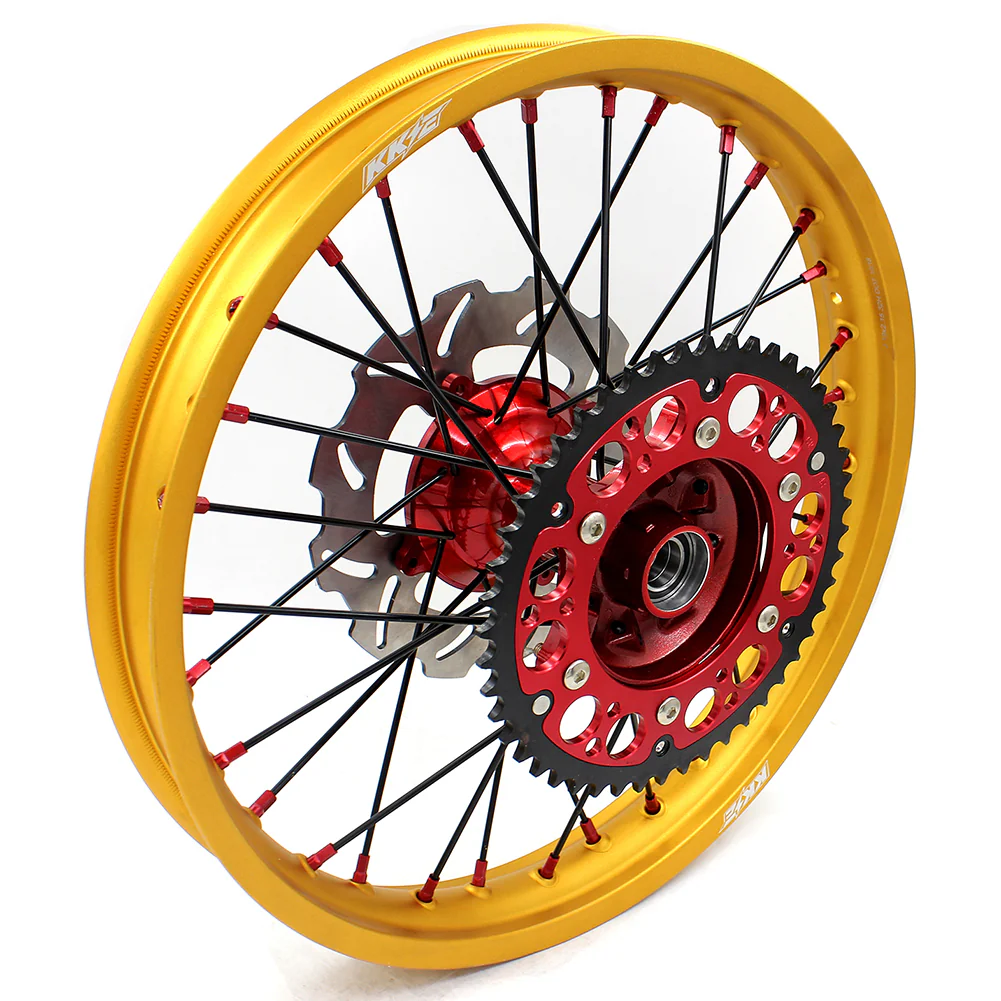 KKE 21inch 19inch Dirt Bike Wheels With Gold Rims For HONDA CRF250R CRF450R CR125R CR250R 2002-2013 - Image 19
