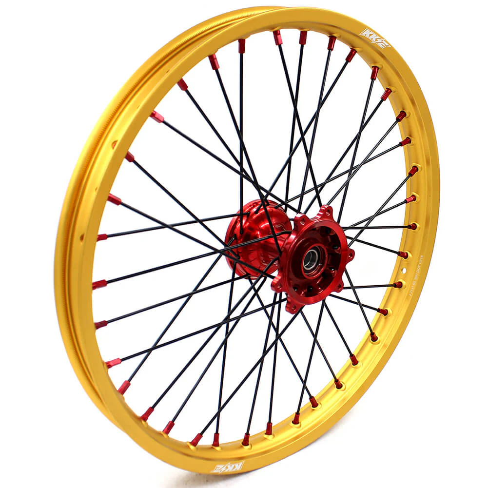 KKE 21inch 19inch Dirt Bike Wheels With Gold Rims For HONDA CRF250R CRF450R CR125R CR250R 2002-2013 - Image 5