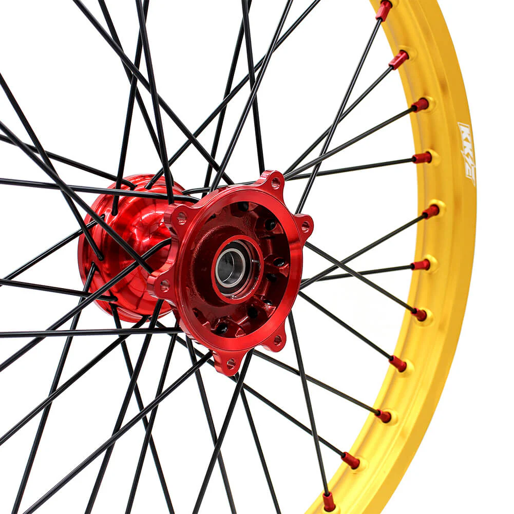 KKE 21inch 19inch Dirt Bike Wheels With Gold Rims For HONDA CRF250R CRF450R CR125R CR250R 2002-2013 - Image 6