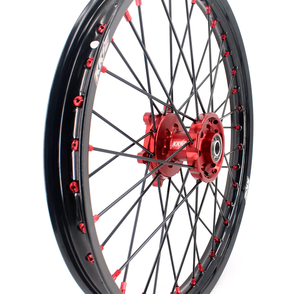 KKE 21 & 19 MX Spoked Race Wheels For SUZUKI RM125 RM250 1996 1997 1998 1999 2000 - Image 10