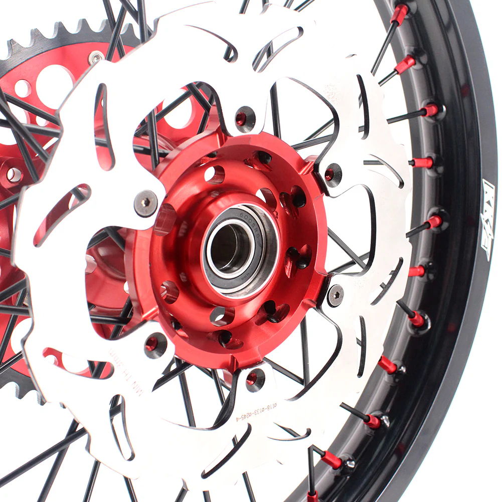 KKE 21 & 19 MX Spoked Race Wheels For SUZUKI RM125 RM250 1996 1997 1998 1999 2000 - Image 14