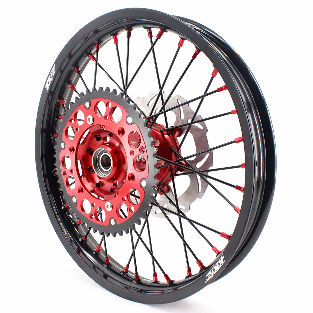 KKE 21 & 19 MX Spoked Race Wheels For SUZUKI RM125 RM250 1996 1997 1998 1999 2000 - Image 16