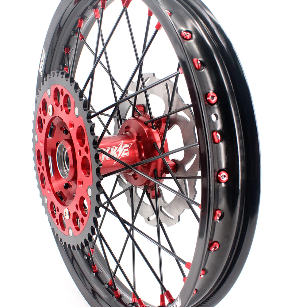 KKE 21 & 19 MX Spoked Race Wheels For SUZUKI RM125 RM250 1996 1997 1998 1999 2000 - Image 17