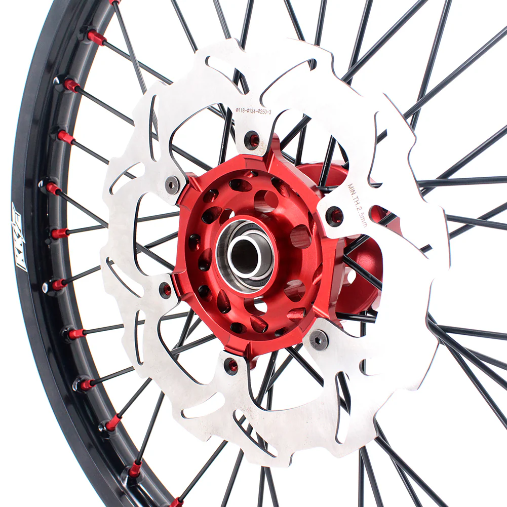 KKE 21 & 19 MX Spoked Race Wheels For SUZUKI RM125 RM250 1996 1997 1998 1999 2000 - Image 21