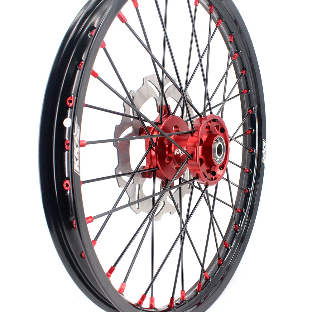 KKE 21 & 19 MX Spoked Race Wheels For SUZUKI RM125 RM250 1996 1997 1998 1999 2000 - Image 22