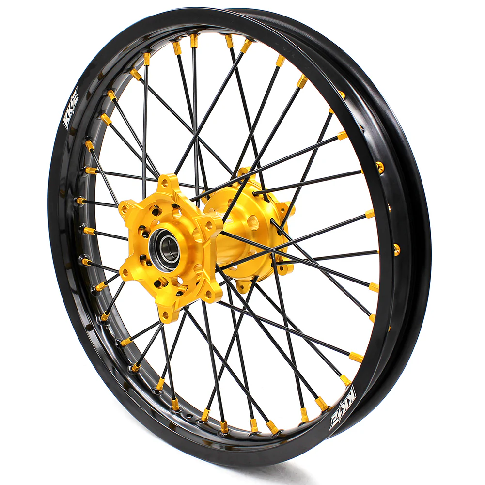 KKE 21 & 19 MX RM125 RM250 1996-2000 For SUZUKI Spoked Wheels Set - Image 9