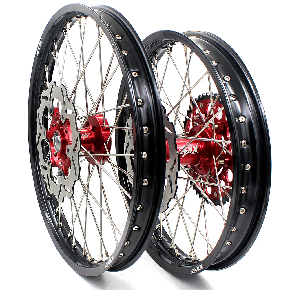 KKE 21"×1.6 / 19"×2.15 MX Rims For SUZUKI RM125 1996-2007 RM250 1996-2008 - Image 14