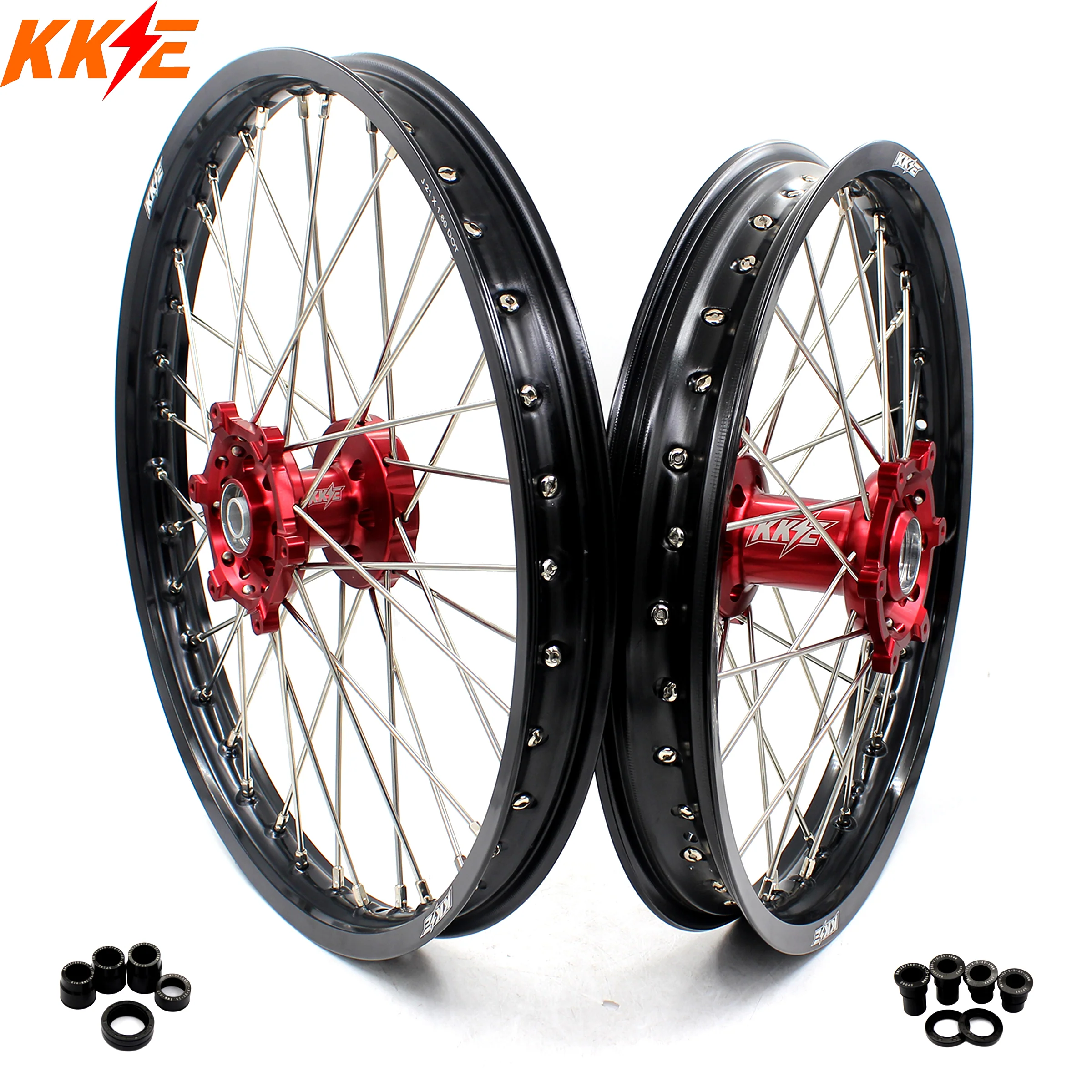 KKE 21"×1.6 / 19"×2.15 MX Rims For SUZUKI RM125 1996-2007 RM250 1996-2008 - Image 25