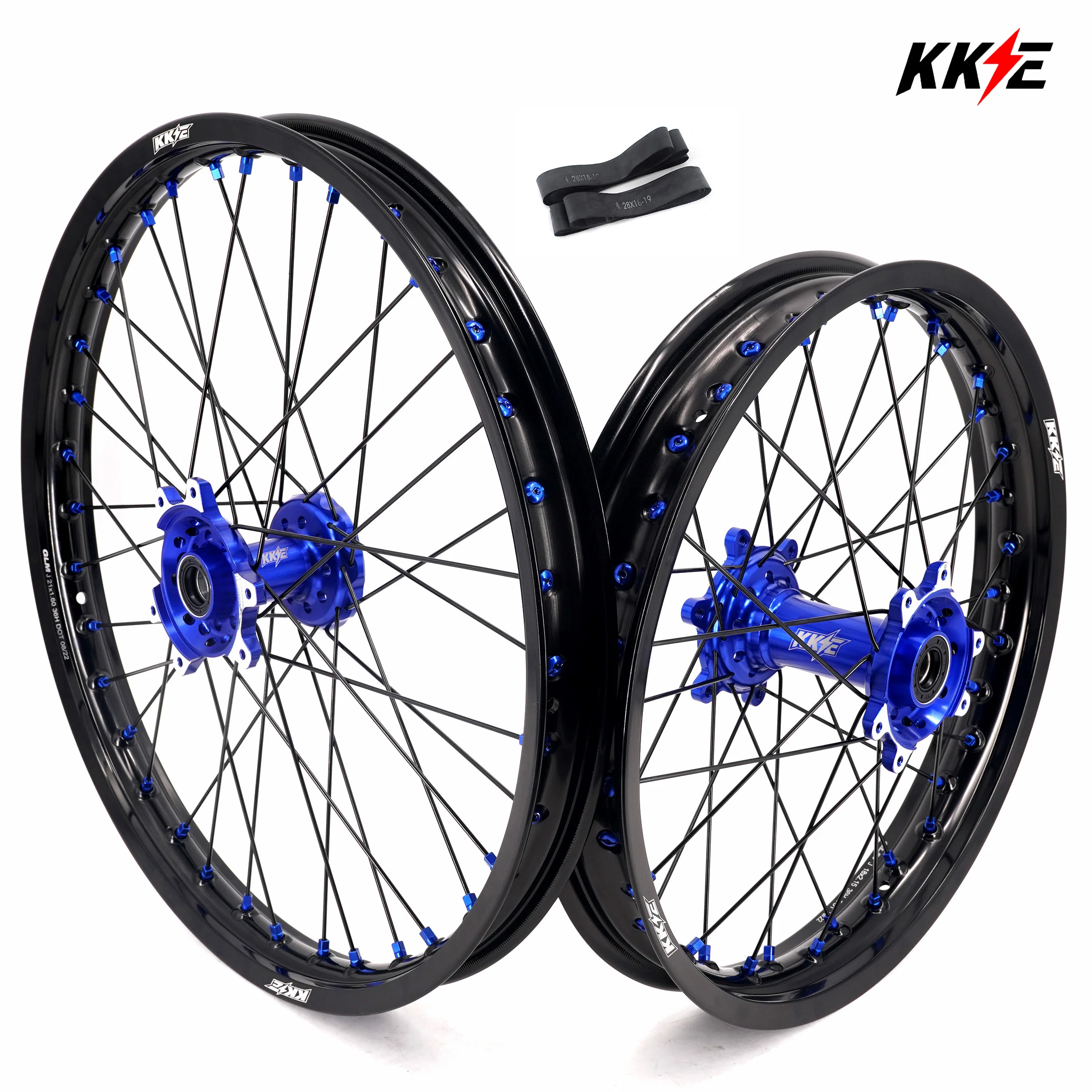 KKE Factory Stock KKE 21" & 18" E-Bike Spoke Wheels Rims Fit SurRon Ultra Bee 2023-2025 Different Color Combo Available - Image 4