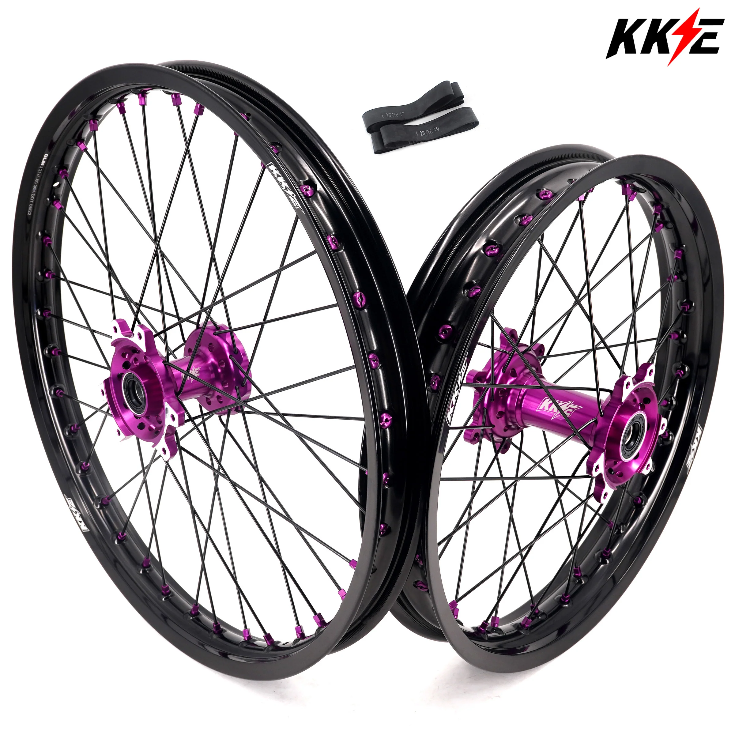 KKE Factory Stock KKE 21" & 18" E-Bike Spoke Wheels Rims Fit SurRon Ultra Bee 2023-2025 Different Color Combo Available - Image 8