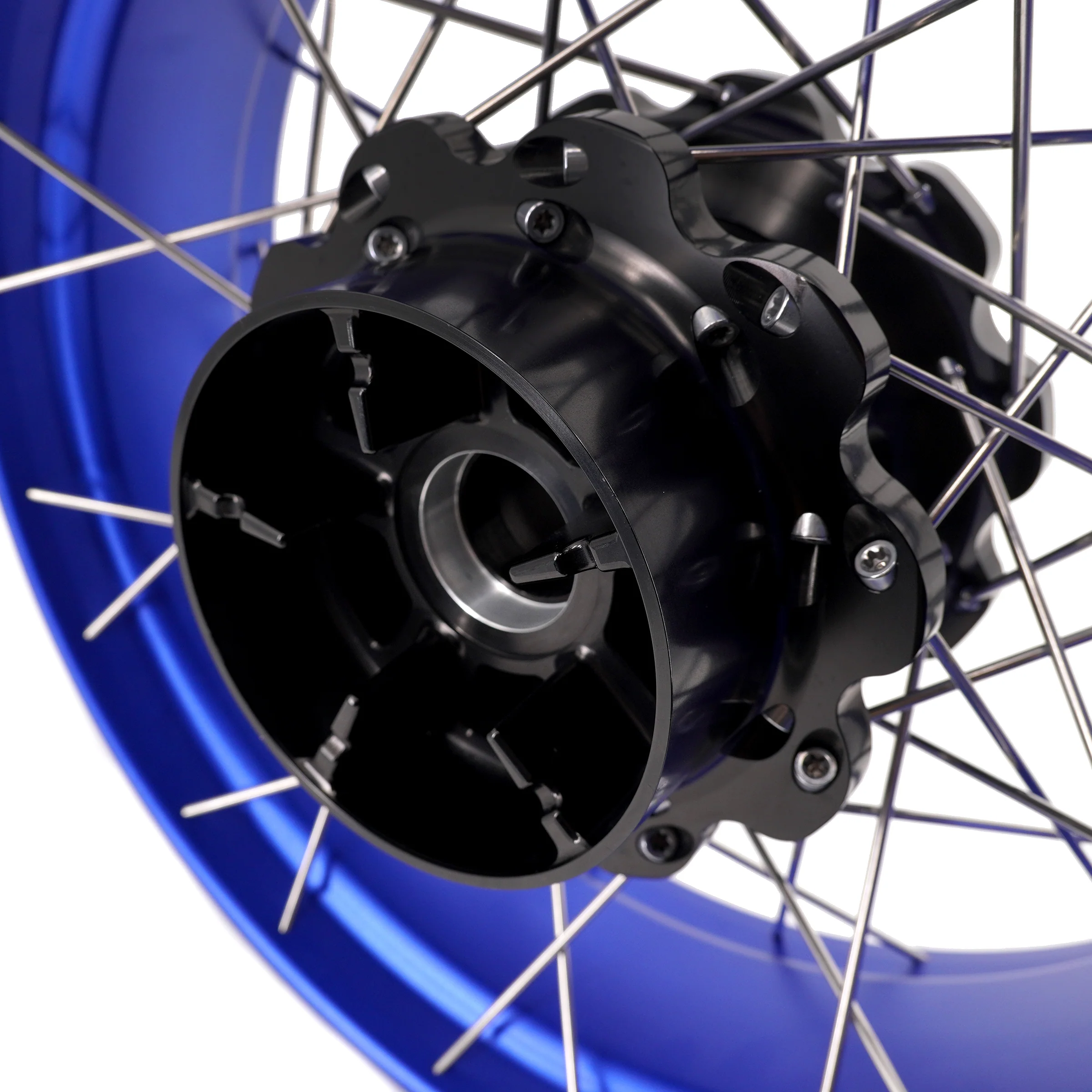KKE 3.5*19'' & 5.0*18'' Tubeless Wheels Fit Harley Street Glide/CVO 2024 Blue Rims - Image 11