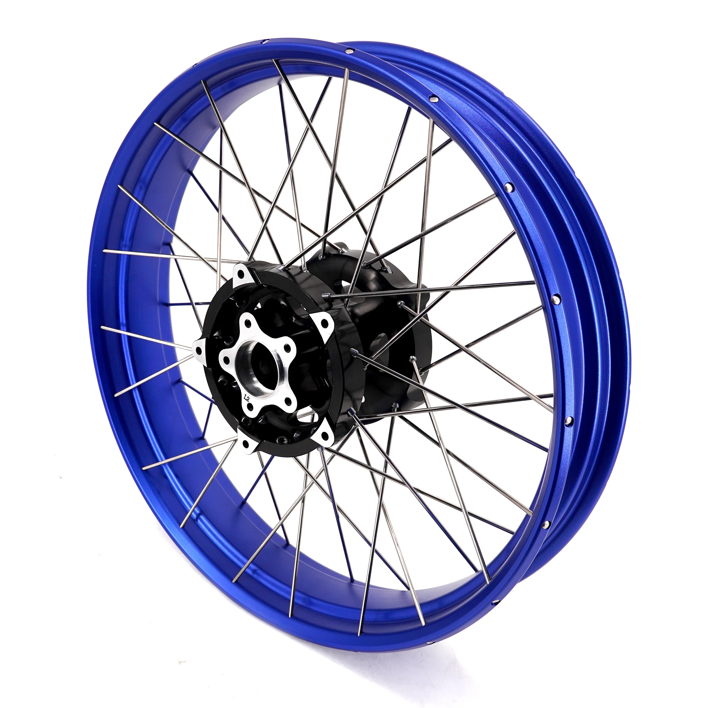 KKE 3.5*19'' & 5.0*18'' Tubeless Wheels Fit Harley Street Glide/CVO 2024 Blue Rims - Image 8