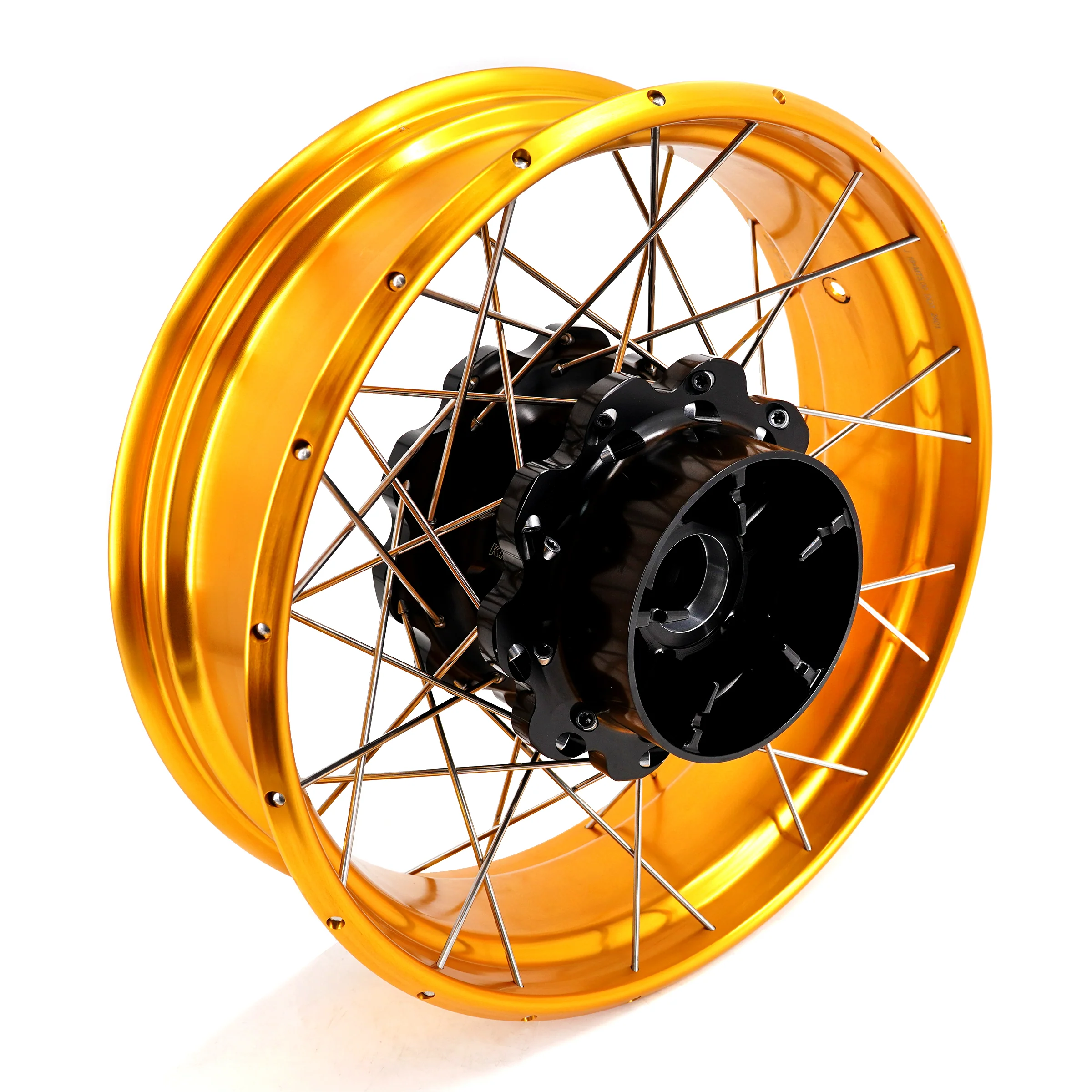 KKE 3.5*21'' & 5.0*18'' Tubeless Wheels Fit Harley Street Glide/CVO 2024 Spoked Rims - Image 5