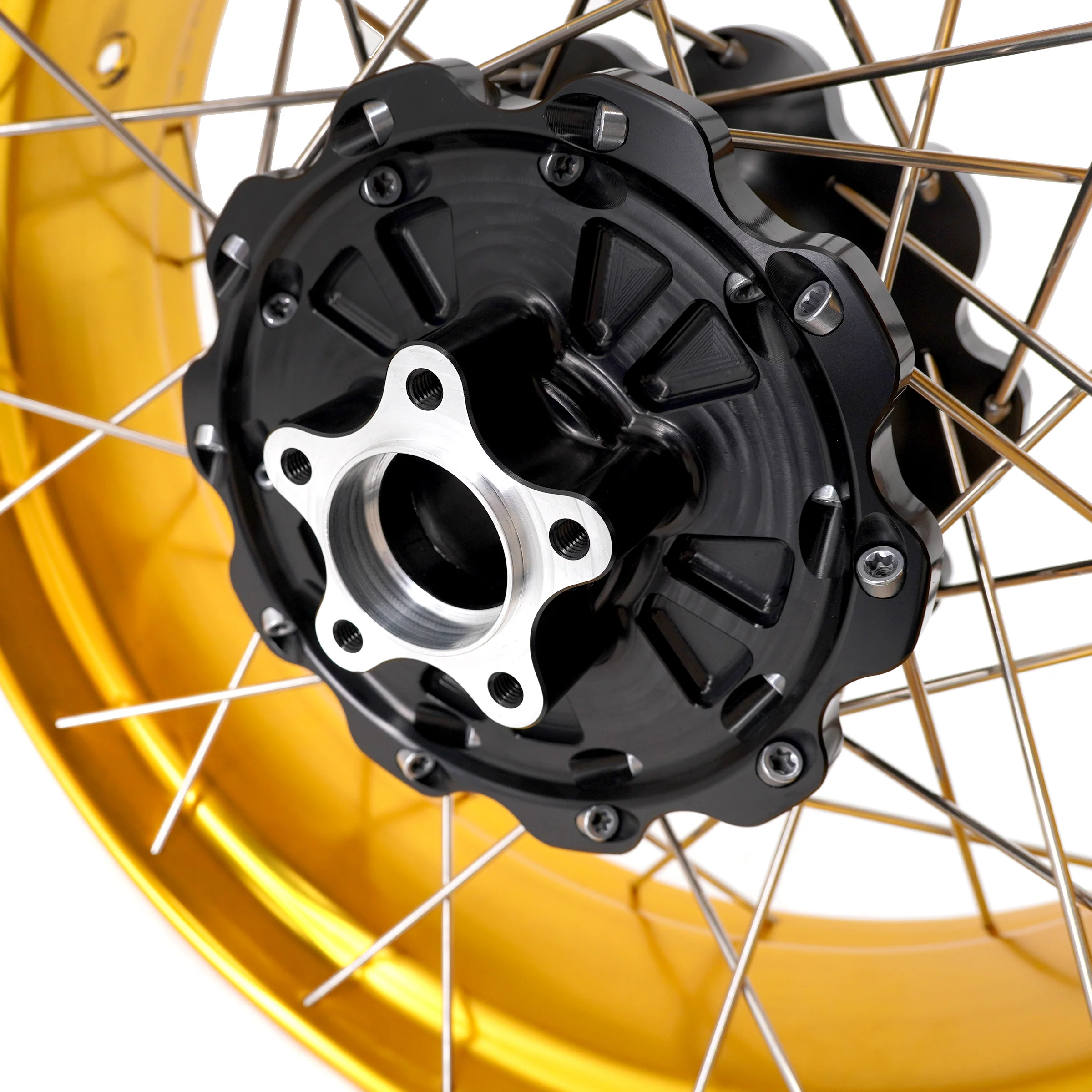 KKE 3.5*21'' & 5.0*18'' Tubeless Wheels Fit Harley Street Glide/CVO 2024 Spoked Rims - Image 8