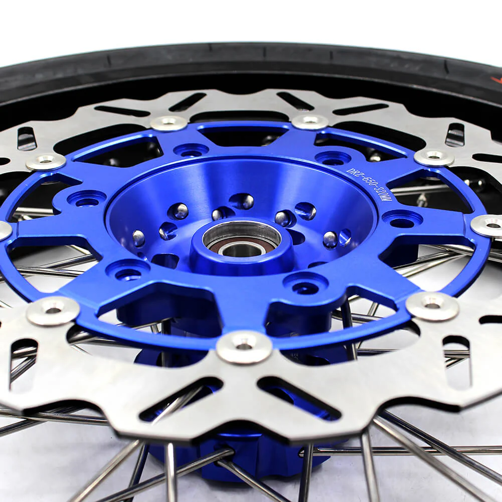 KKE 3.5/4.25*17inch Cush Drive Supermoto Wheels Tires For SUZUKI DR650SE 1996-2021 - Image 4