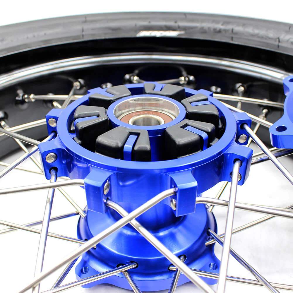 KKE 3.5/4.25*17inch Cush Drive Supermoto Wheels Tires For SUZUKI DR650SE 1996-2021 - Image 6