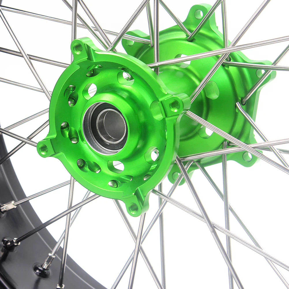 KKE 17Inch KX250F KX450F 2006-2021 For KAWASAKI Supermoto Spoked Wheels Rim - Image 12