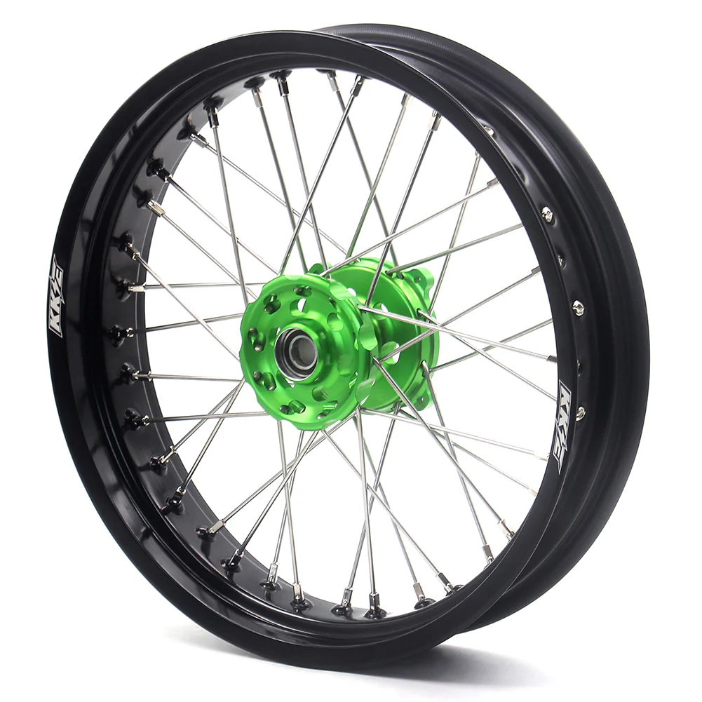 KKE 17Inch KX250F KX450F 2006-2021 For KAWASAKI Supermoto Spoked Wheels Rim - Image 4