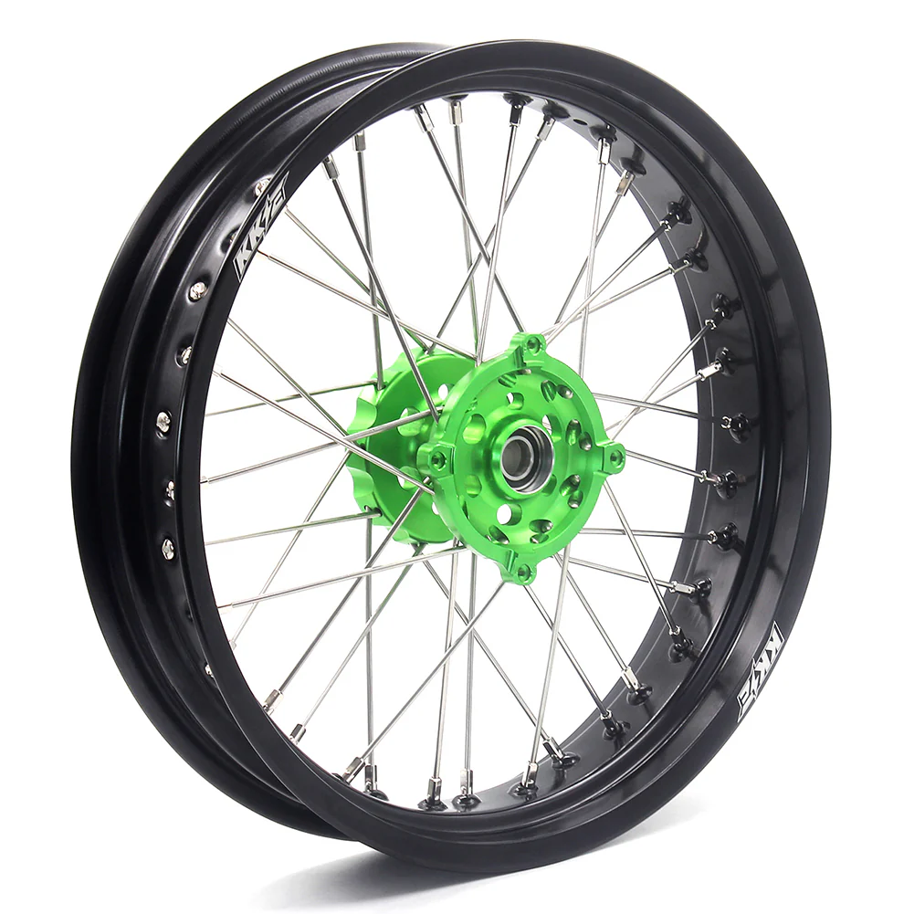 KKE 17Inch KX250F KX450F 2006-2021 For KAWASAKI Supermoto Spoked Wheels Rim - Image 6