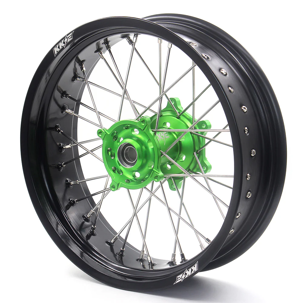 KKE 17Inch KX250F KX450F 2006-2021 For KAWASAKI Supermoto Spoked Wheels Rim - Image 8