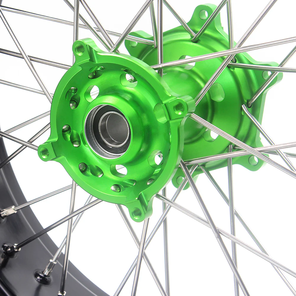 KKE 17Inch KX250F KX450F 2006-2021 For KAWASAKI Supermoto Spoked Wheels Rim - Image 9