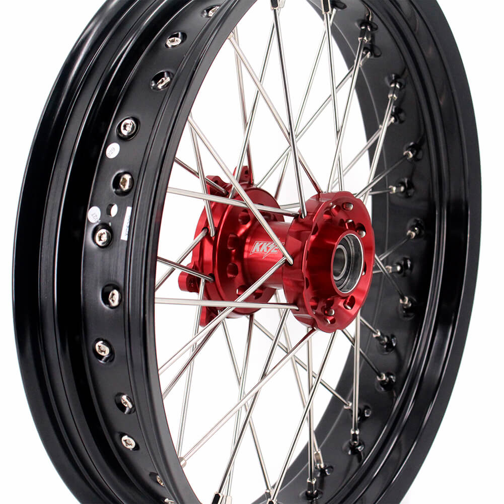 KKE 17 Inch Supermoto Spoke Alloy Wheels Rims For HONDA CRF250L 2013-2020 - Image 11