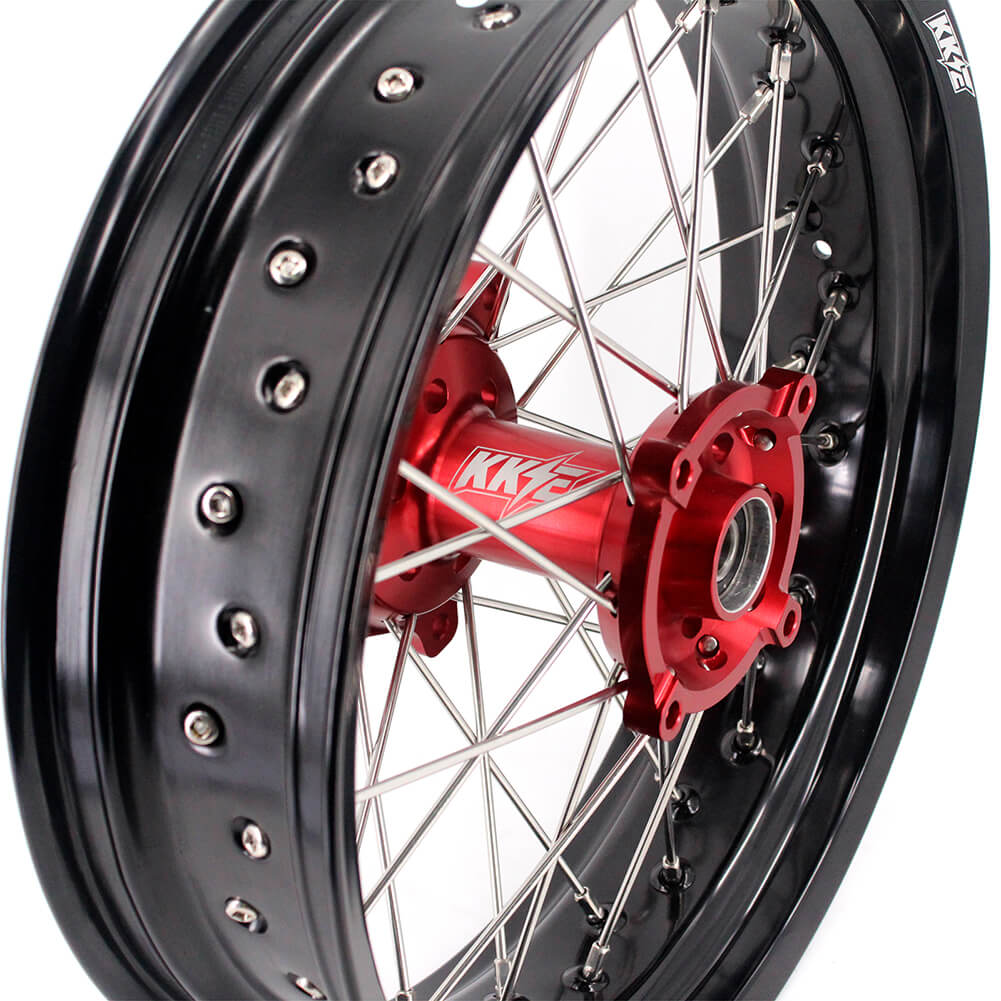 KKE 17 Inch Supermoto Spoke Alloy Wheels Rims For HONDA CRF250L 2013-2020 - Image 7