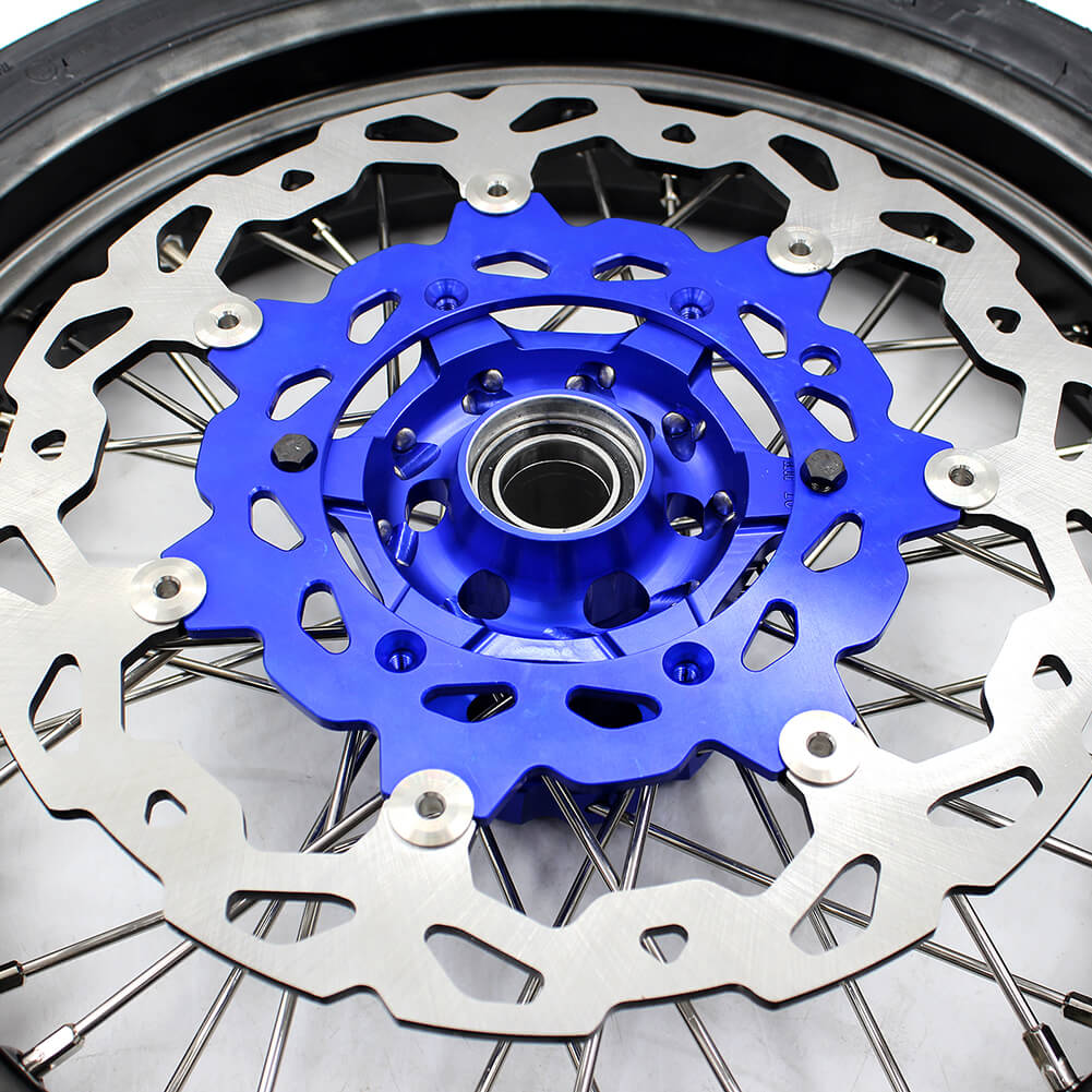 KKE 3.5/4.25*17inch Wheels Tires For 2003-2025 KTM SX SX-F XC EXC EXC-F Husqvarna Husaberg Blue & Black - Image 10