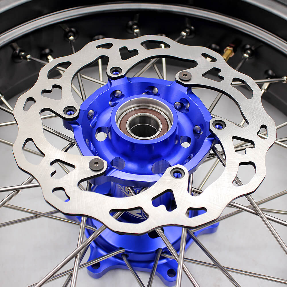 KKE 3.5/4.25*17inch Wheels Tires For 2003-2025 KTM SX SX-F XC EXC EXC-F Husqvarna Husaberg Blue & Black - Image 6